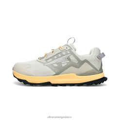 Altra mujer gris/naranja pico solitario all-wthr bajo 2 zapatos de pista 8B8BH33